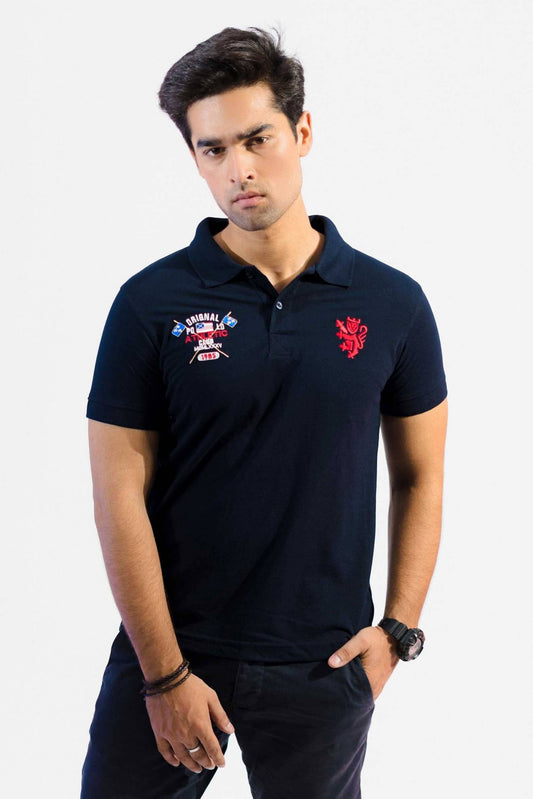 Polo Republica Men's Leo Club Embroidered Short Sleeve Polo Shirt