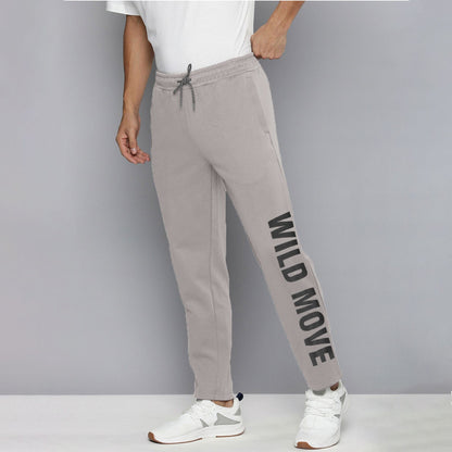 MAX 21 Men's Wild Move Printed Fleece Trousers Men's Trousers SZK Cool Grey S 