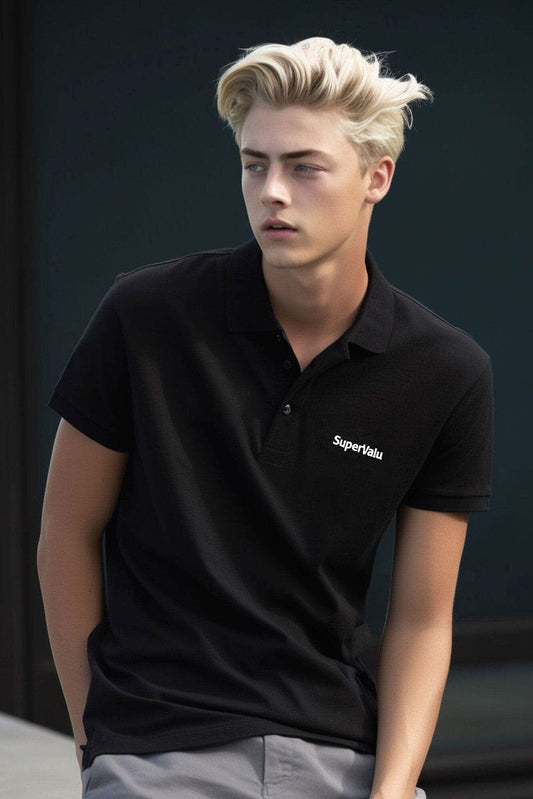 Men's Embroidered Short Sleeve Polo Shirt