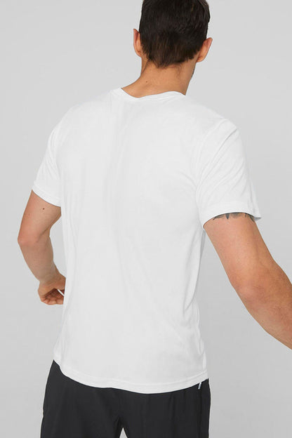 Fevlo Men's Solid Design Activewear Classic Tee Shirt Men's Tee Shirt Yasir Bin Asad (Sale Basis) 