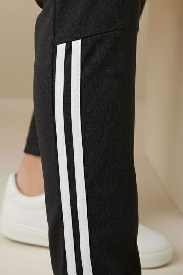 Men's Ankle Dual-Striped Activewear Trousers