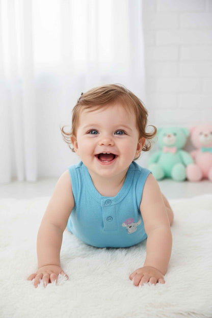 Polo Republica Henley Baby Romper