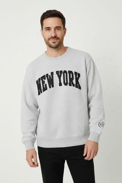 L.A.T Men's New York Minor Fault Sweat Shirt