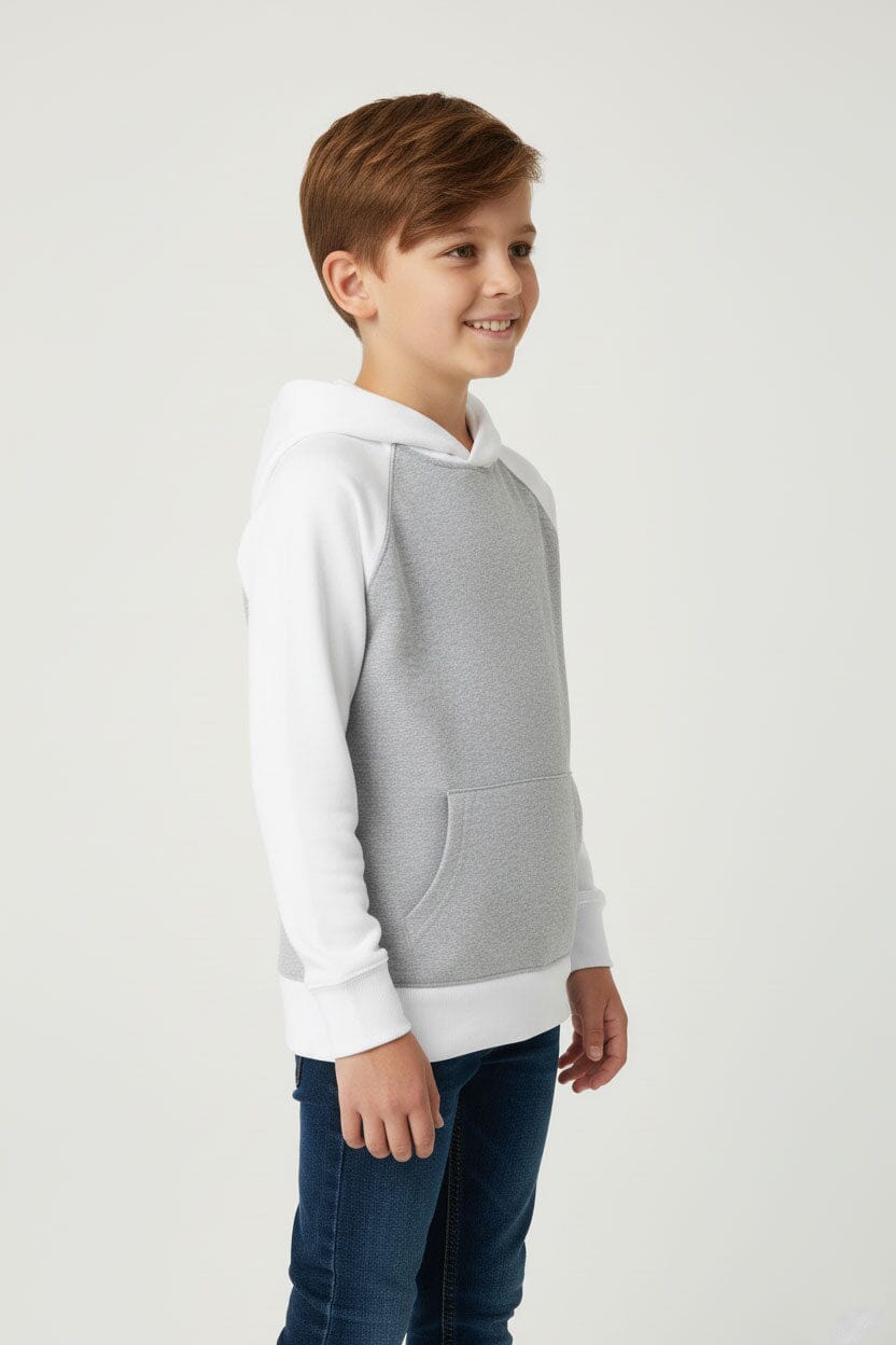 Heather Grey & White