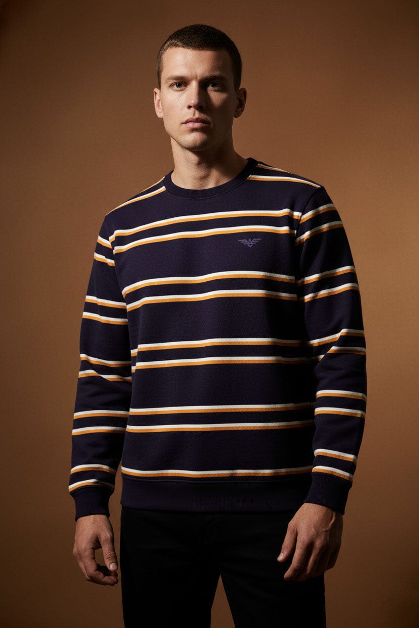 Eternity Premium Men's Striped Sweat Shirt