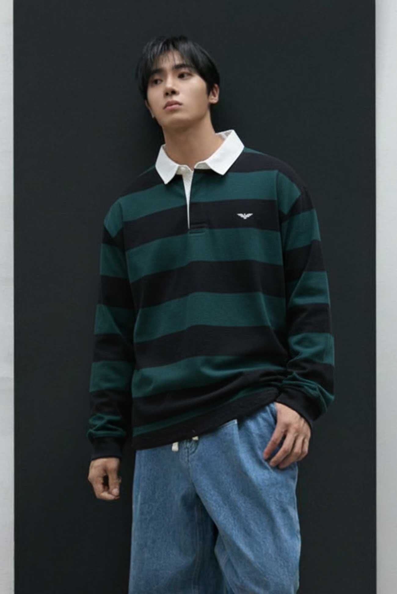 Bottle Green & Black