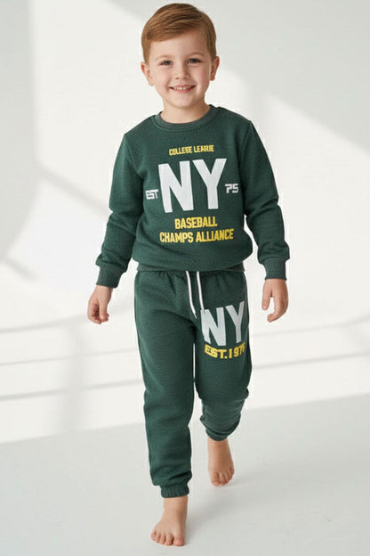 Tiny Teens Boy's NY Minor Fault Twin Set