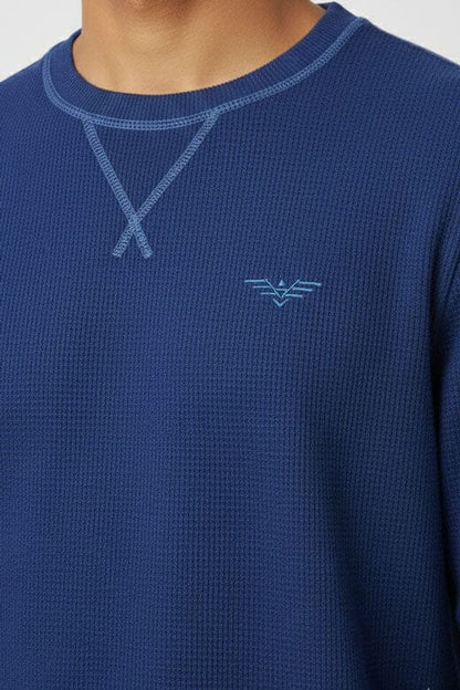 Eternity Premium Men's Waffle V-Notch Sweat Shirt