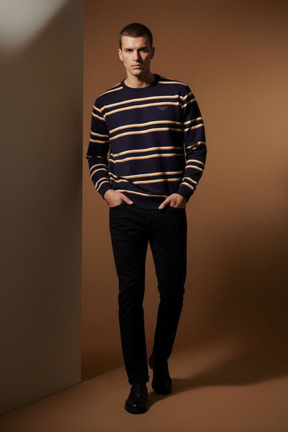 Eternity Premium Men's Striped Sweat Shirt