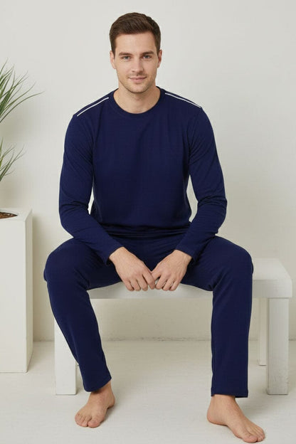 Men's Shoulder Piping Minor Fault Tee Shirt