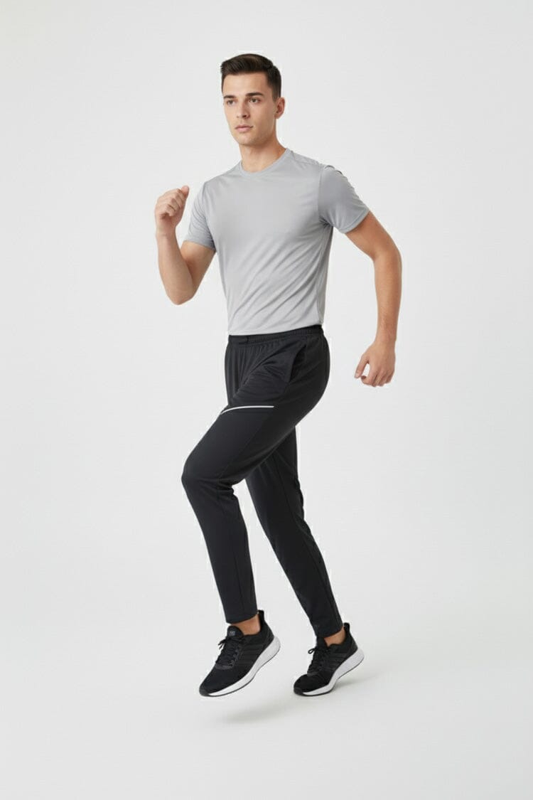 Men's Contrast Piping Activewear Trousers