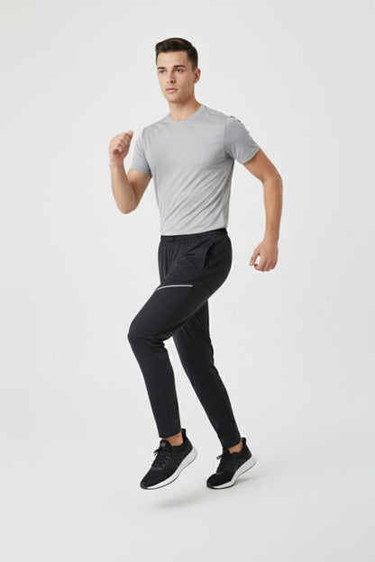 Men's Contrast Piping Activewear Trousers