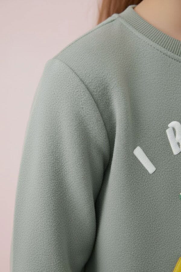 Minoti Girl's Believe In Uni-Corn Sweatshirt