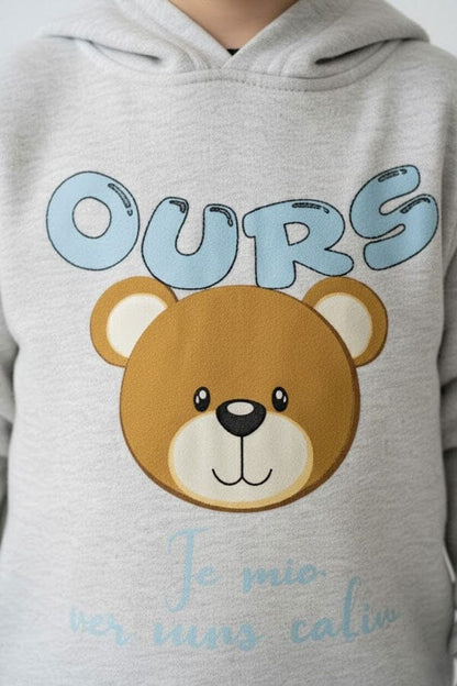 Baby Club Kid's Bear Pullover Hoodie