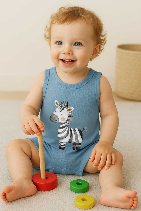 Polo Republica Zebra Baby Romper