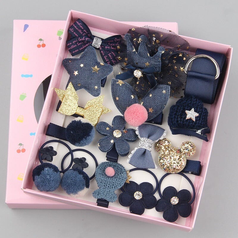 Baby Delicate Hairpins Box - 18 Pcs