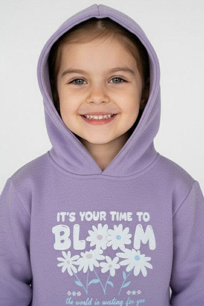 Baby Club Girl's Bloom Pullover Hoodie