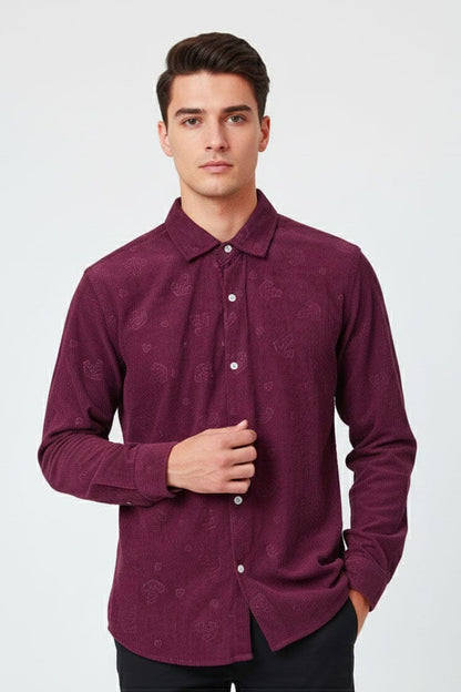 2 Much Men's Anchor Casual Shirt