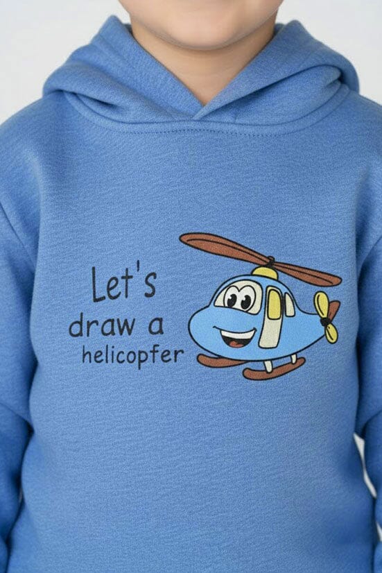 Baby Club Kid's Helicopter Pullover Hoodie
