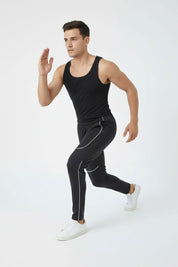 Men's Slim Fit Activewear Athletic Trousers