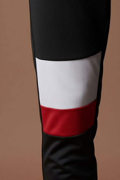 Men's Piping Color Block Activewear Trousers