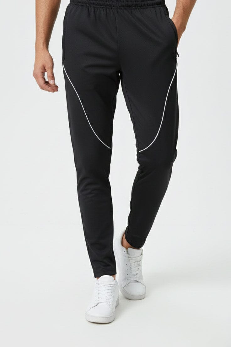 Men's Slim Fit Piping Panel Activewear Trousers