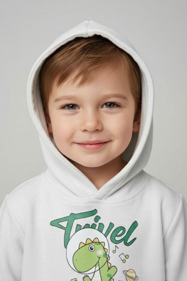 Baby Club Kid's Dinosaur Oaming Pullover Hoodie