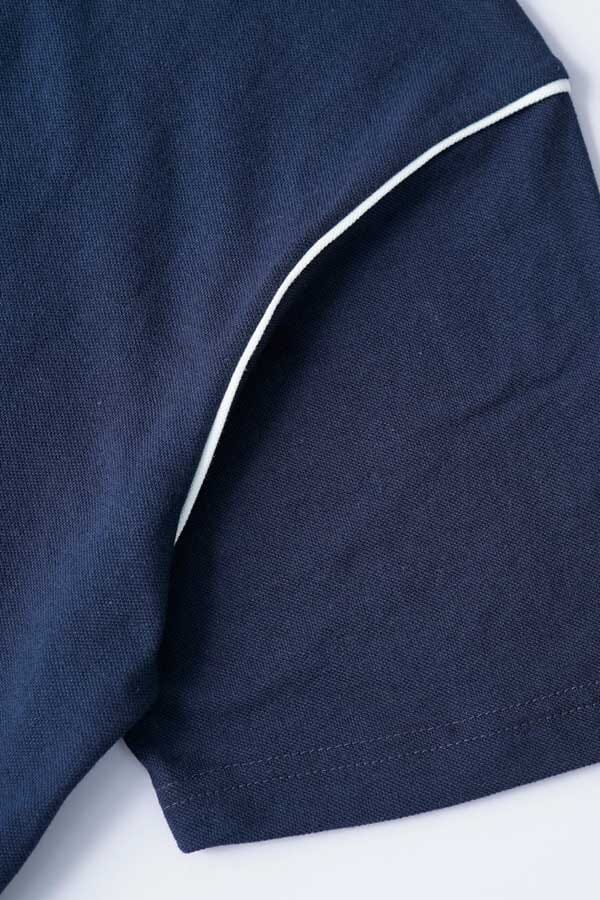 Polo Republica Men's Contrast Piping Oversized Minor Fault Polo Shirt