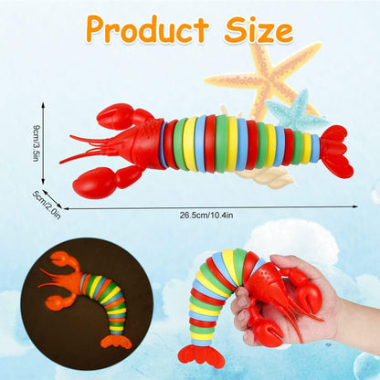 Kids Lobster Stress Relief Slug Fidget Toy Toy SRL 