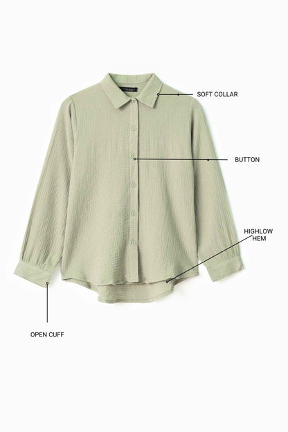 East West Women's High-Low Hem Casual Top