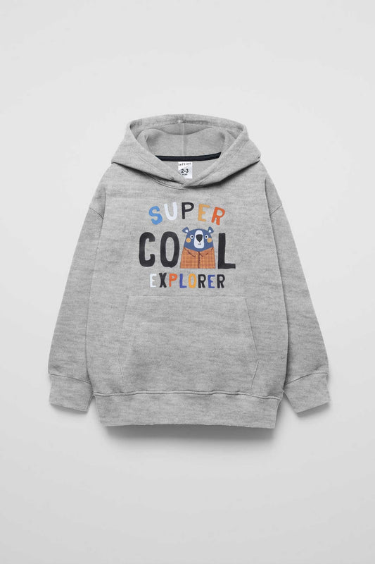 LFT Kid's Super Cool Printed Pullover Hoodie
