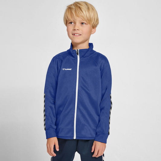 Hummel Boy's Foreman Arrow Printed Sports Zipper Jacket Boy's Jacket HAS Apparel Blue 4 Years 