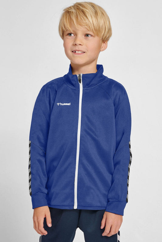 Hummel Boy's Foreman Arrow Printed Sports Zipper Jacket Boy's Jacket HAS Apparel Blue 4 Years 