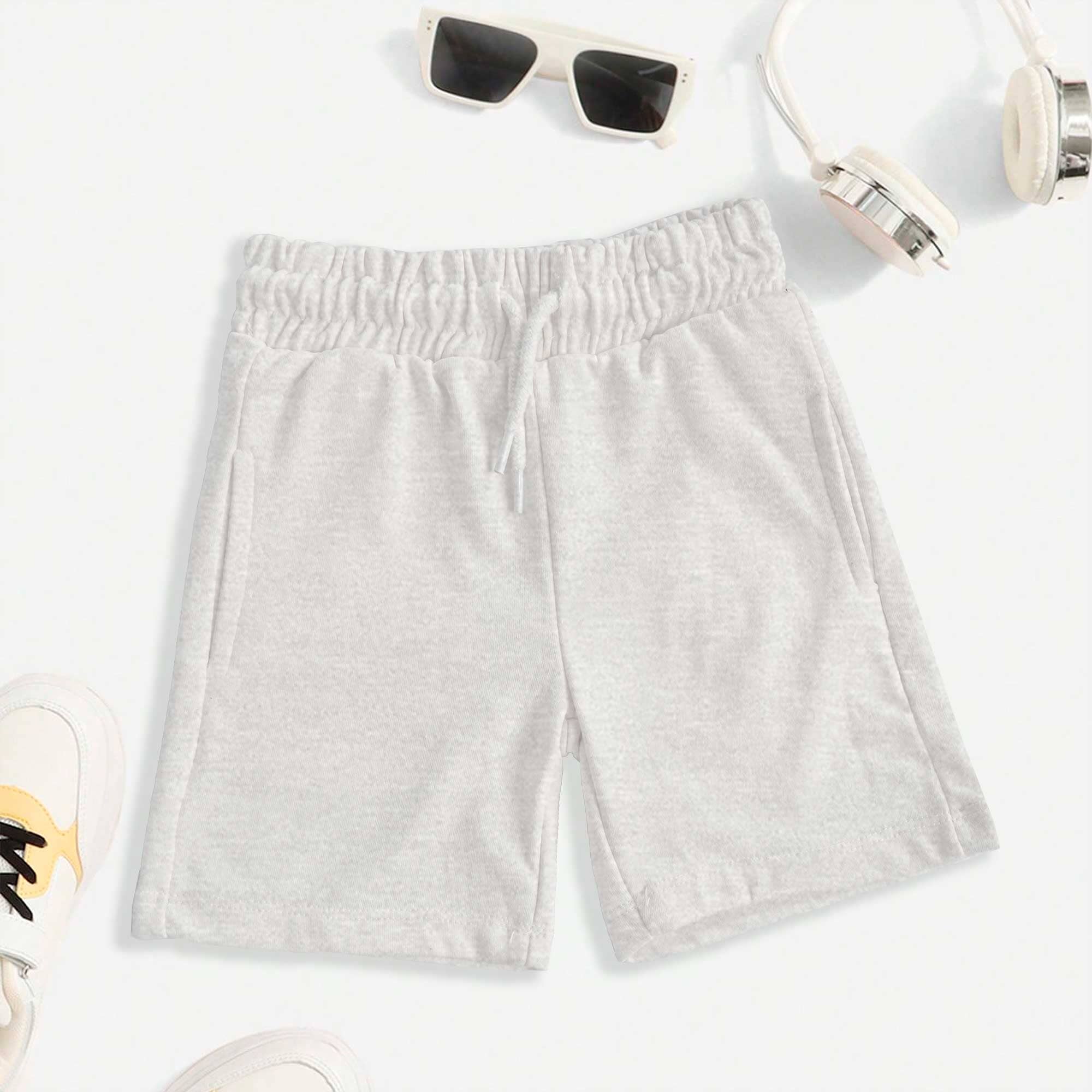 Lefties Kid's Solid Design Maralal Terry Shorts Kid's Shorts SNR Oatmeal 4-5 Years 