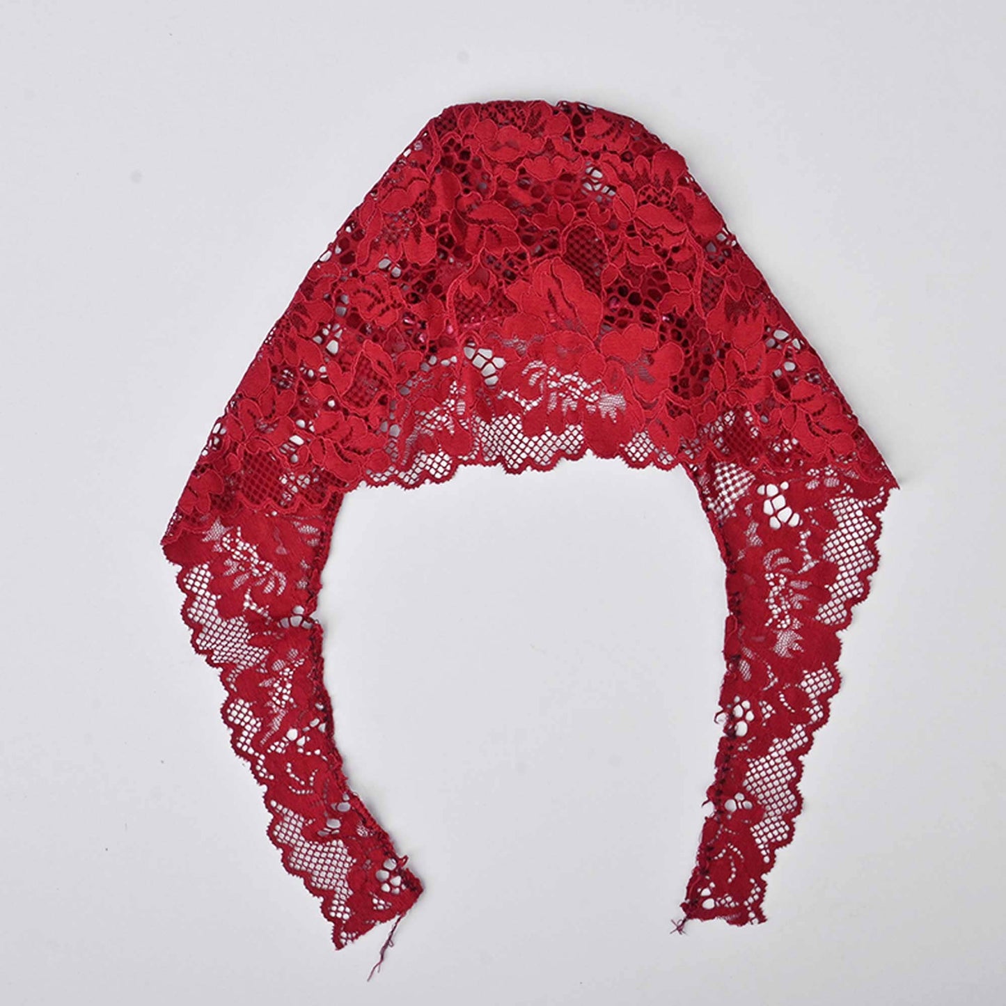 Women's Lovech Net Design Under Scarf Hijab Cap Women's Accessories De Artistic Fuchsia 