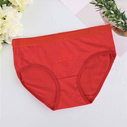 LZD Girl's/Women's Underwear Panties Women's Lingerie SRL Red Waist-26-28 