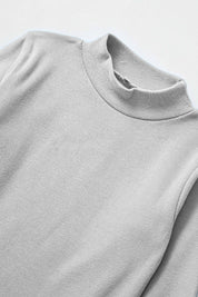 Kid's Ribbed Mock Neck Shirt