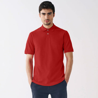 Polo Republica Men's Essentials Short Sleeve Polo Shirt Men's Polo Shirt Polo Republica Red S 
