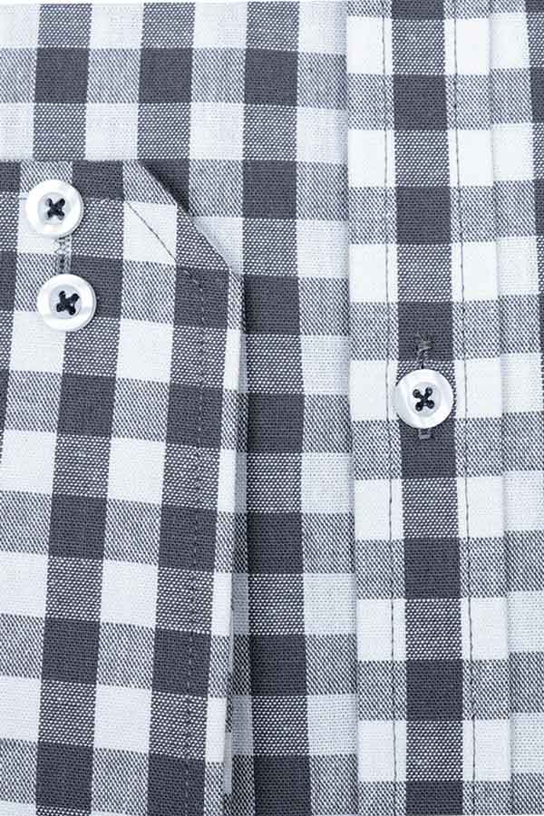 Eternity Men's Slim Fit Shepherd Check Casual Shirt