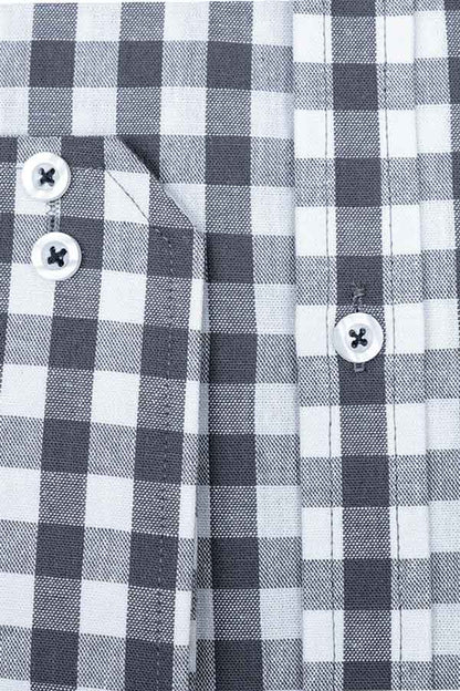 Eternity Men's Slim Fit Shepherd Check Casual Shirt