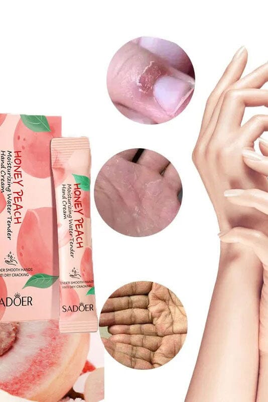 Sadoer Honey Peach Moisturizing Water Tender Hand Cream - 20pcs