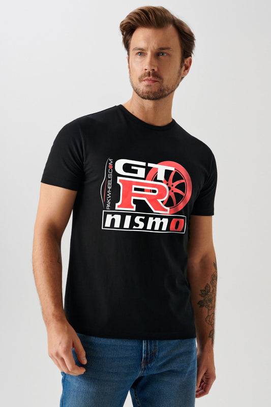 Polo Republica Men's PakWheels GTR NISMO Printed Short Sleeve Tee Shirt Men's Tee Shirt Polo Republica 