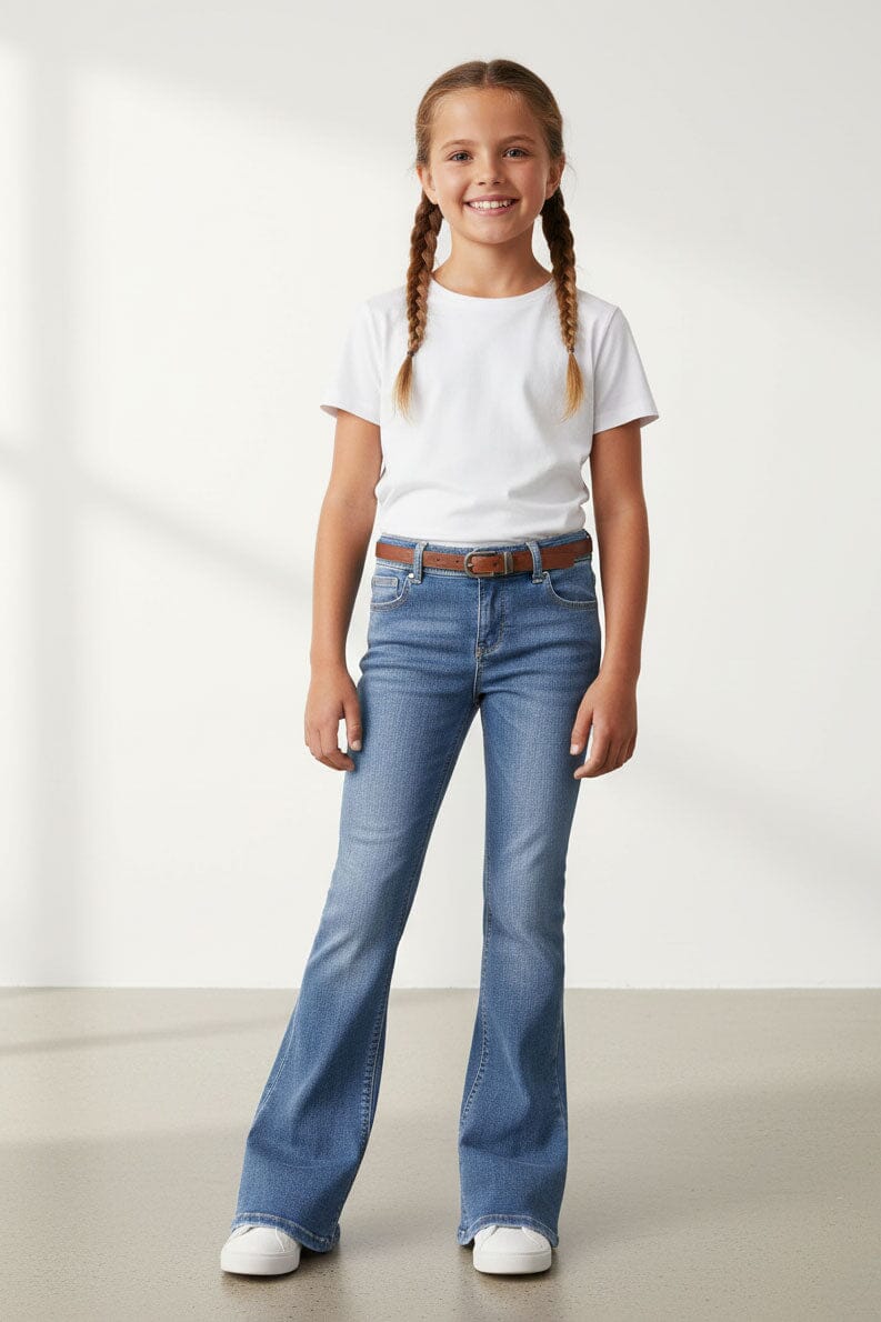 ONL Girl's Flared Bottom Denim