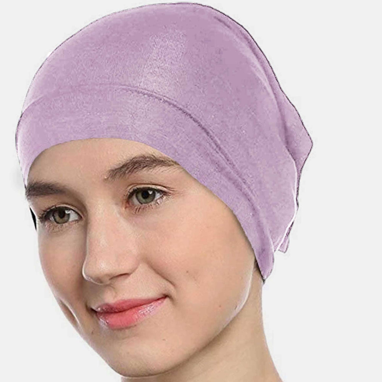 Women's Under Scarf Hijab Cap Women's Accessories De Artistic Powder Pink 
