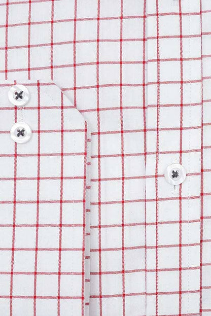 Eternity Men's Slim Fit Graph Check Casual Shirt