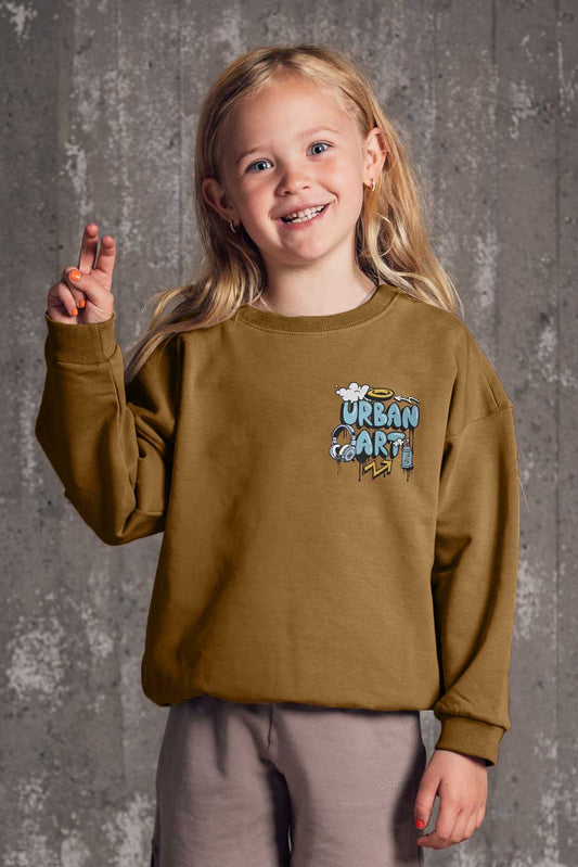 Rabbit Skins Kid's Urban Art Printed Fleece Minor Fault Sweatshirt