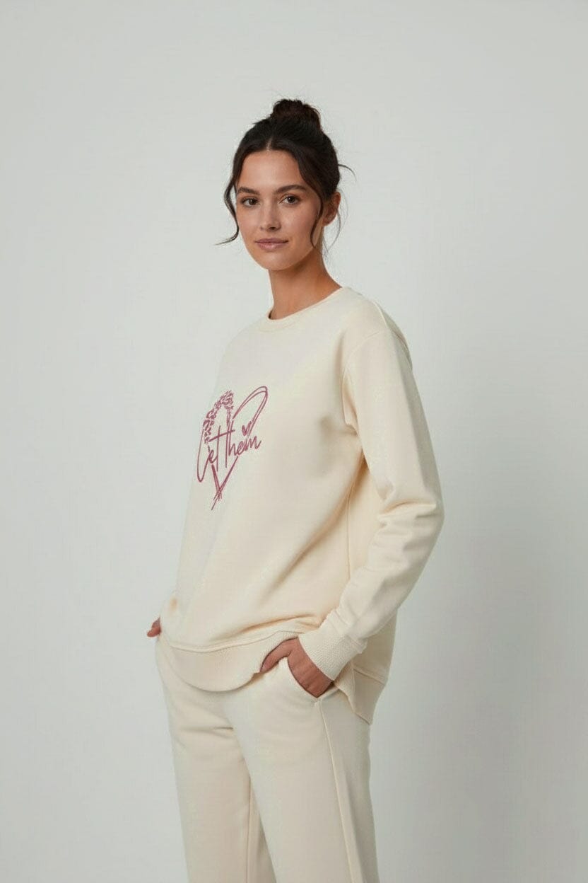 L.A.T Women's Let Them High Low Hem Minor Fault Sweatshirt