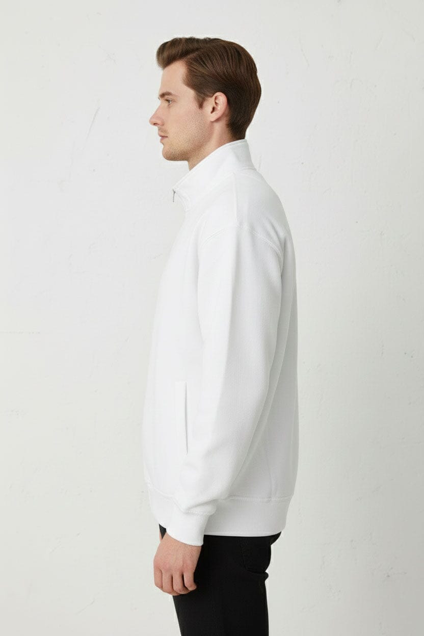 Cut Label Men's Fleece Zipper Jacket