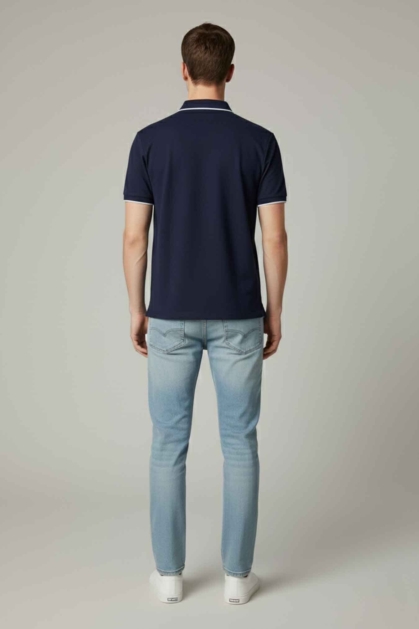 Polo Republica Men's Tipped Polo Shirt