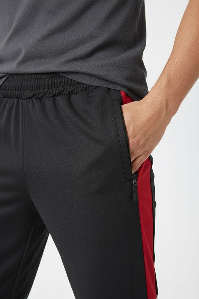 Men's Slim Fit Dual Panel Activewear Trousers